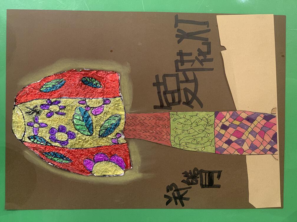 复古印花灯